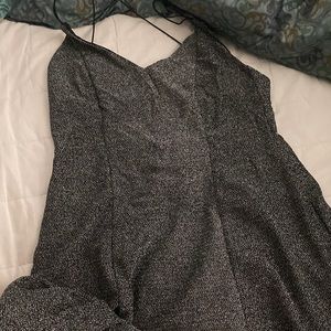 Never wore black and sparkly black dress, excellent fit on your hips